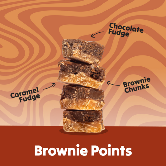Brownie Points Crumbly Fudge