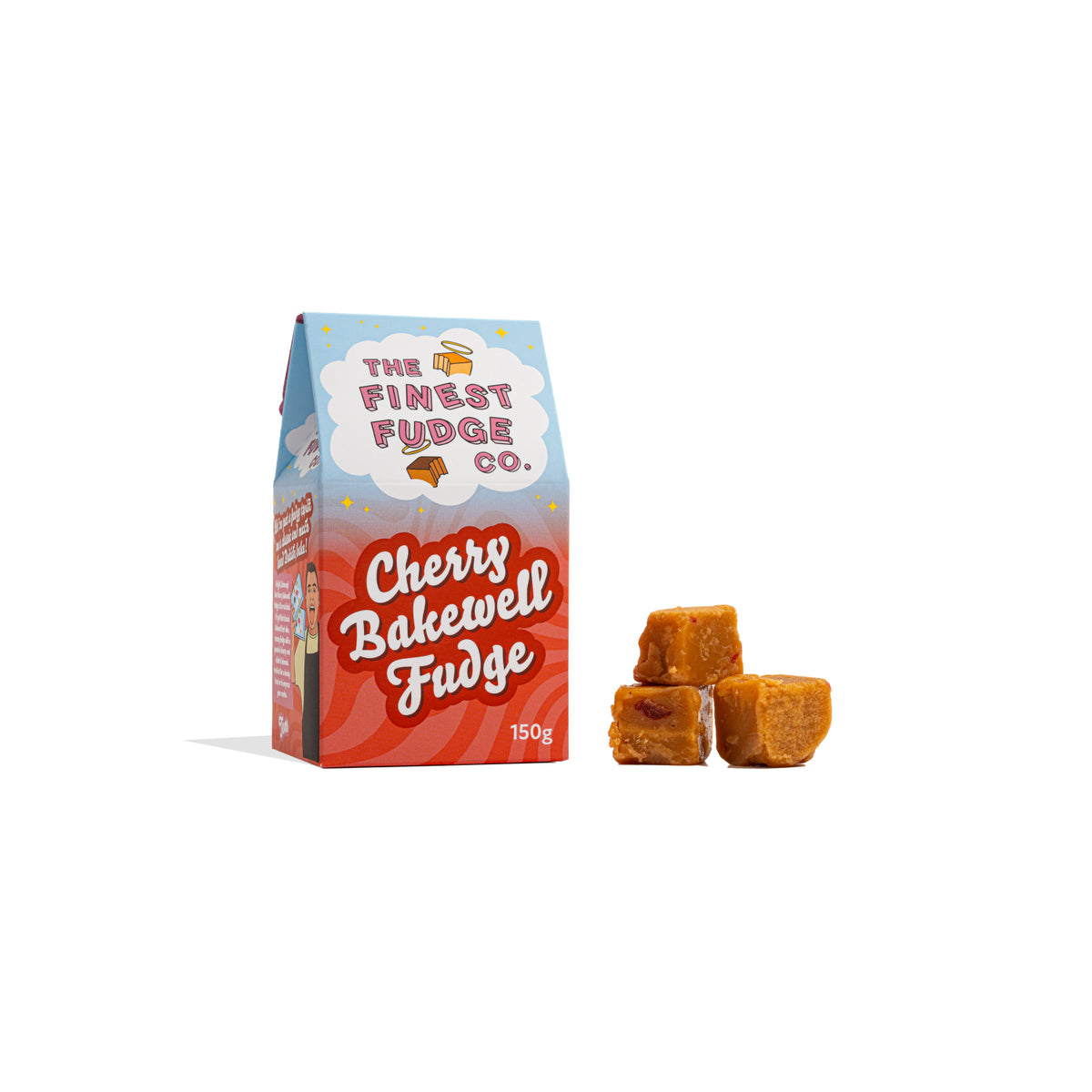 Cherry Bakewell Crumbly Fudge
