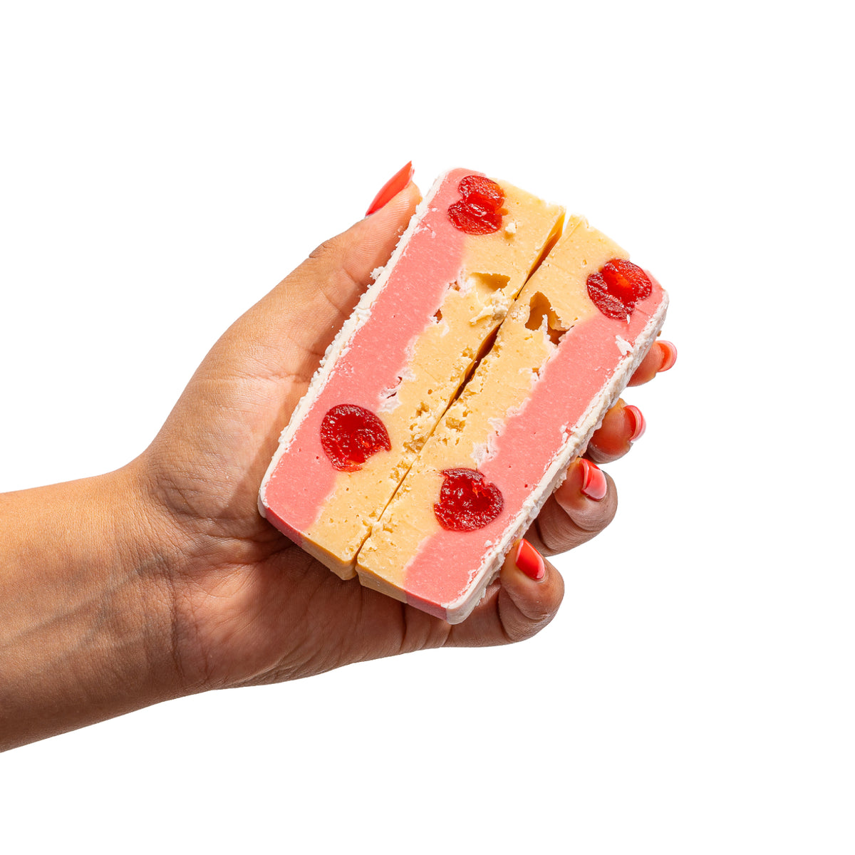 Cherry & Coconut Fudge