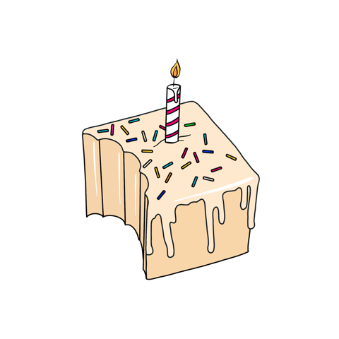 Birthday Cake Fudge Bag