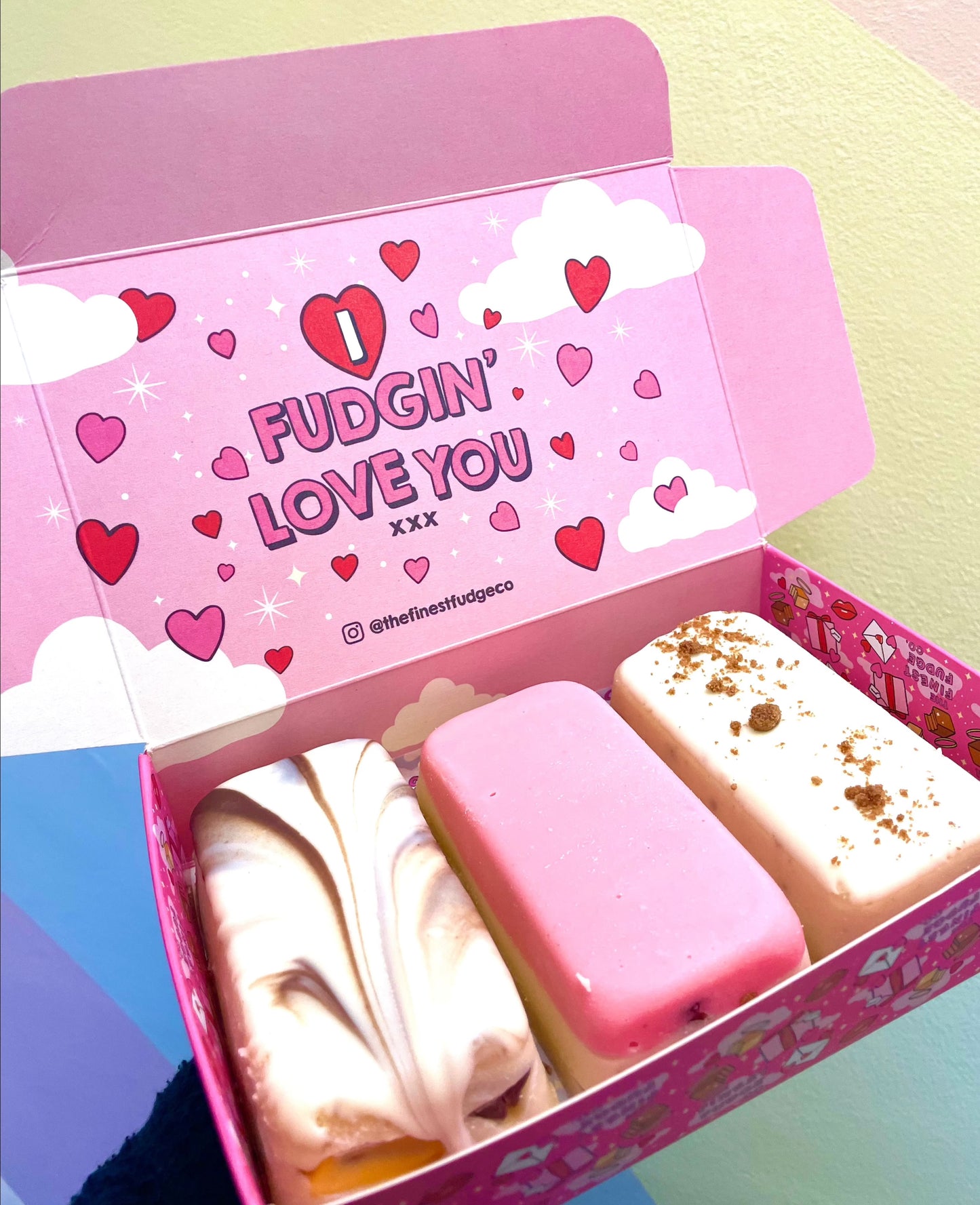 'I Fudgin' Love You' Box Design