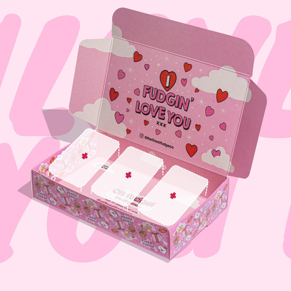 'I Fudgin' Love You' Box Design