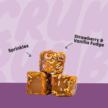 Birthday Cake Crumbly Fudge