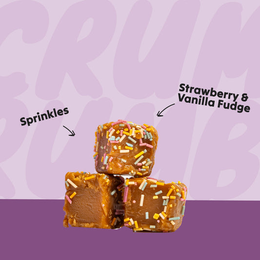 Birthday Cake Crumbly Fudge