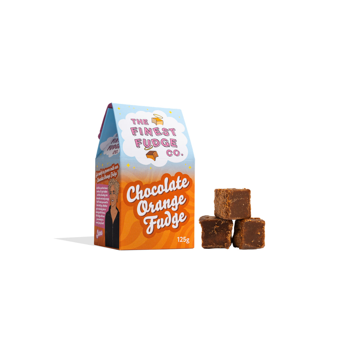 Chocolate Orange Crumbly Fudge