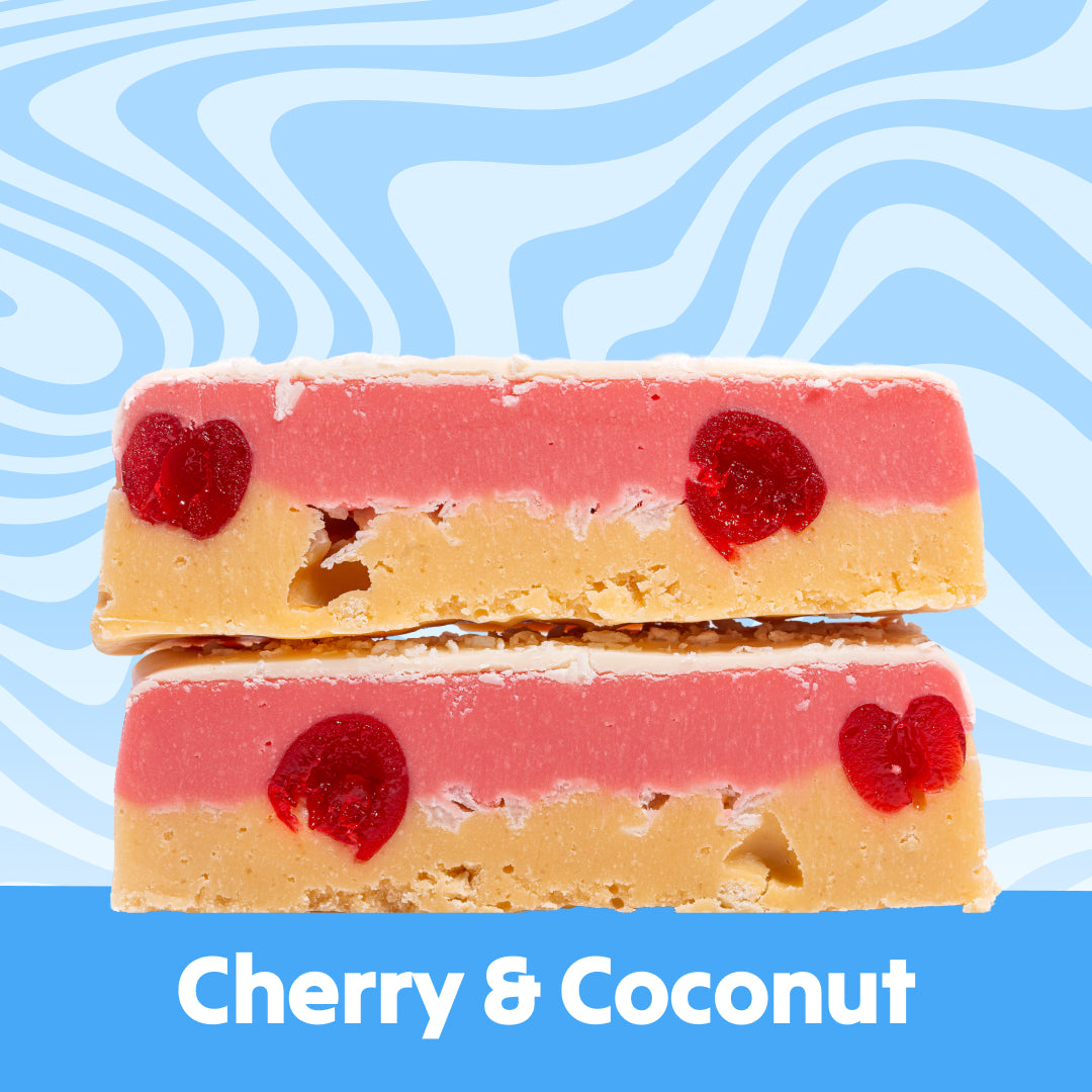 Cherry & Coconut Fudge