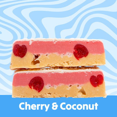 Cherry & Coconut Fudge