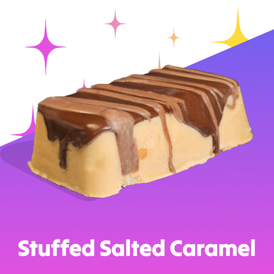 Stuffed Salted Caramel Fudge