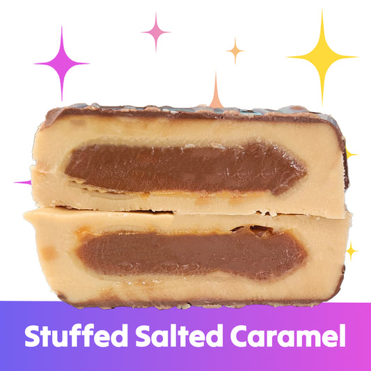 Stuffed Salted Caramel Fudge