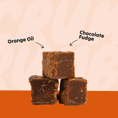 Chocolate Orange Crumbly Fudge