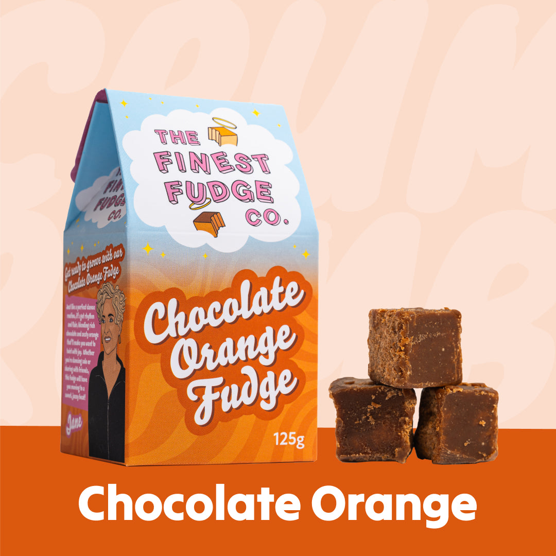 Chocolate Orange Crumbly Fudge