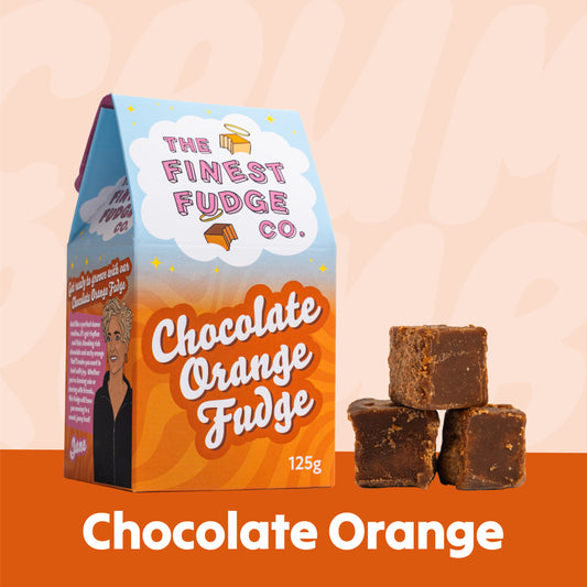 Chocolate Orange Crumbly Fudge