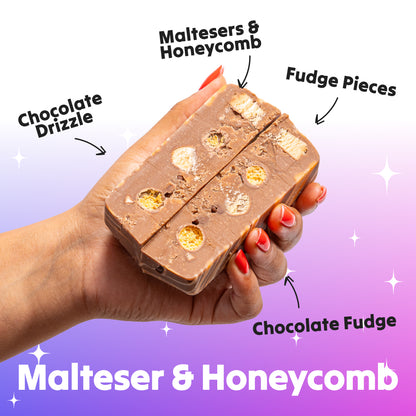 Maltesers & Honeycomb Fudge