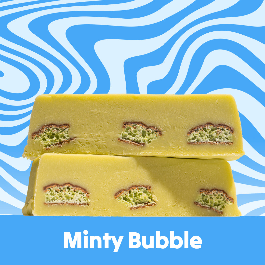 Minty Bubbles Fudge