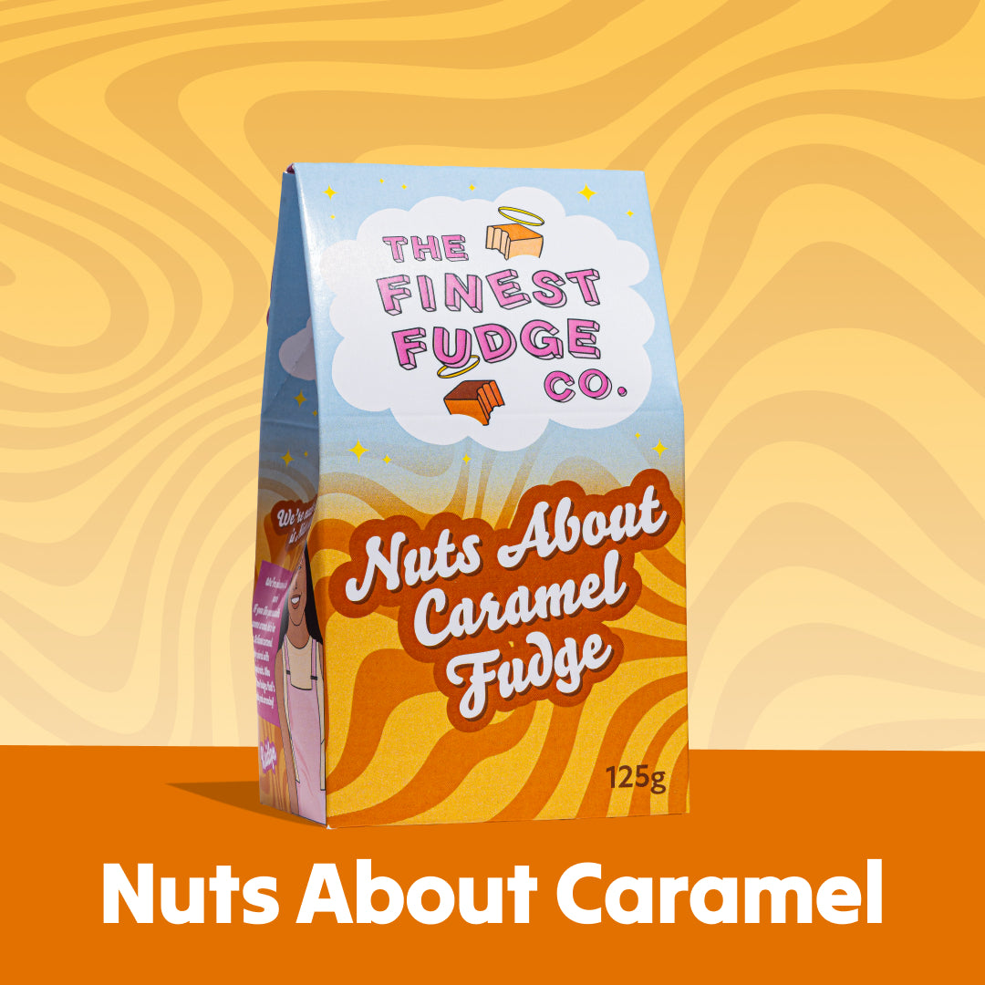 Nuts About Caramel Crumbly Fudge