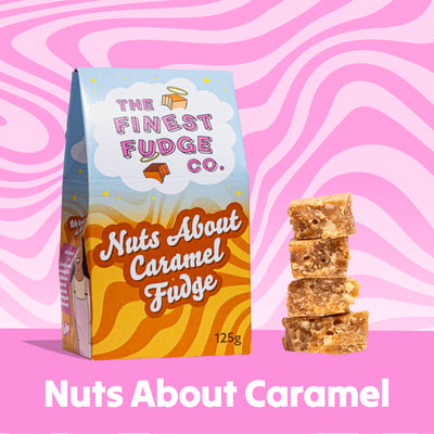 Nuts About Caramel Crumbly Fudge