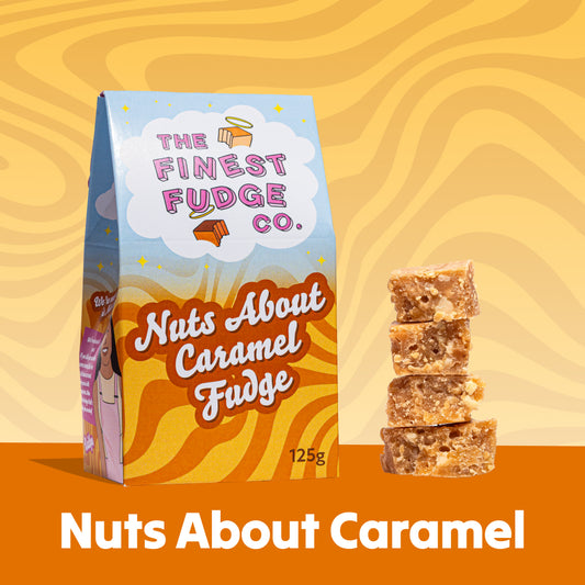 Nuts About Caramel Crumbly Fudge