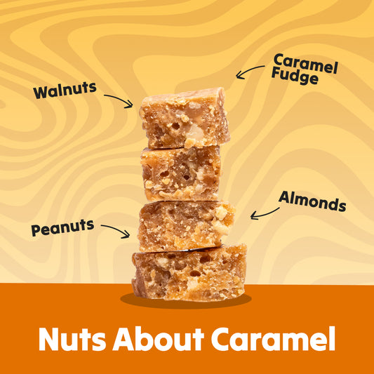Nuts About Caramel Crumbly Fudge