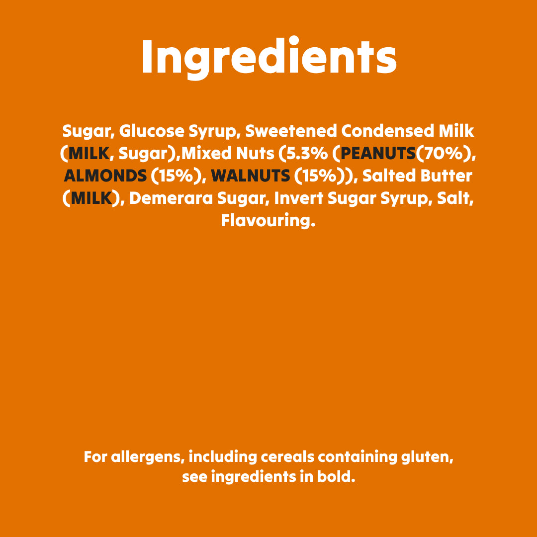Nuts About Caramel Crumbly Fudge