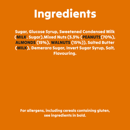 Nuts About Caramel Crumbly Fudge