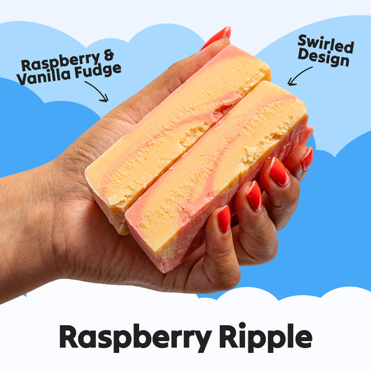 Raspberry Ripple Fudge