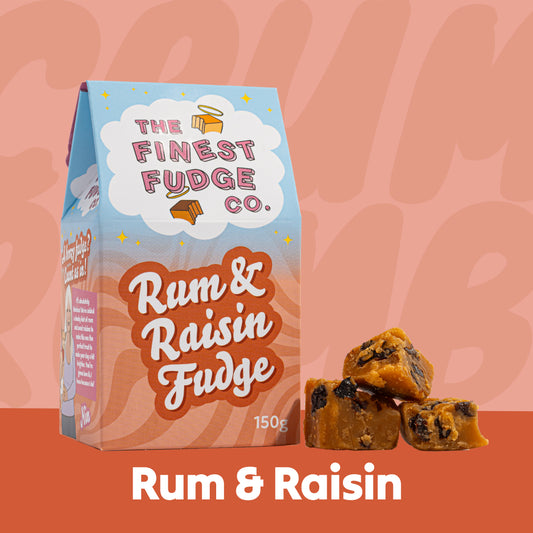 Rum & Raisin Crumbly Fudge