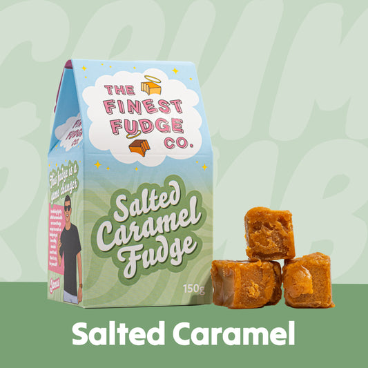 Salted Caramel Crumbly Fudge