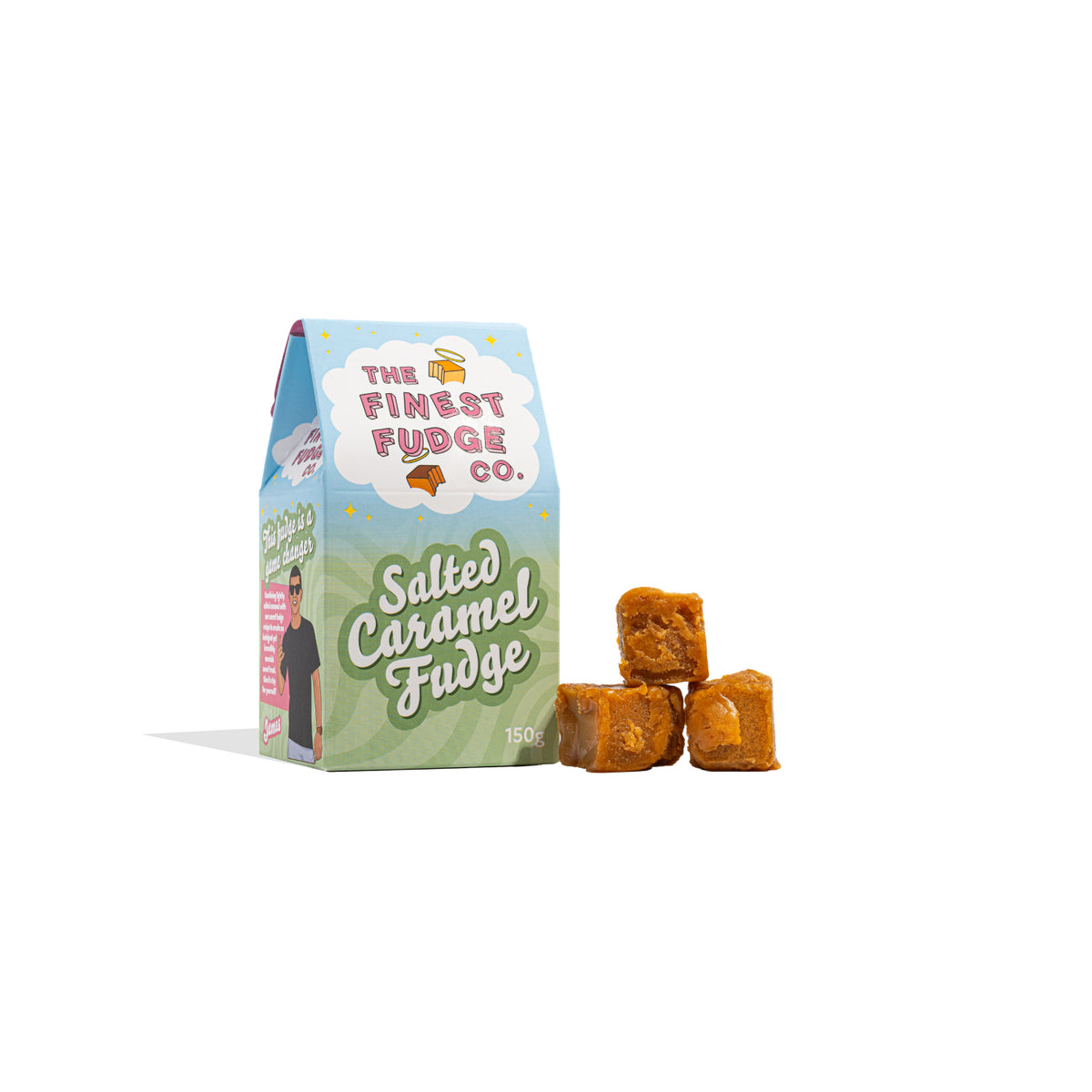 Salted Caramel Crumbly Fudge