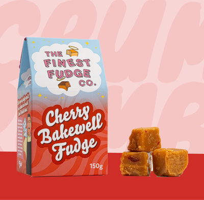 Cherry Bakewell Crumbly Fudge