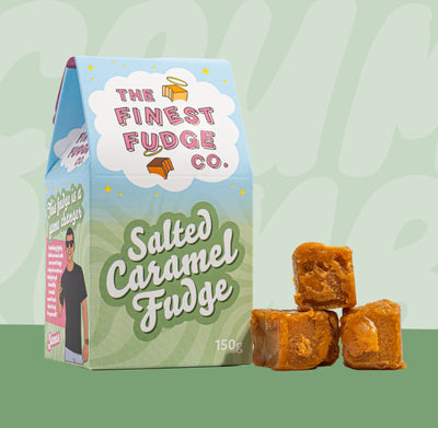 Salted Caramel Crumbly Fudge