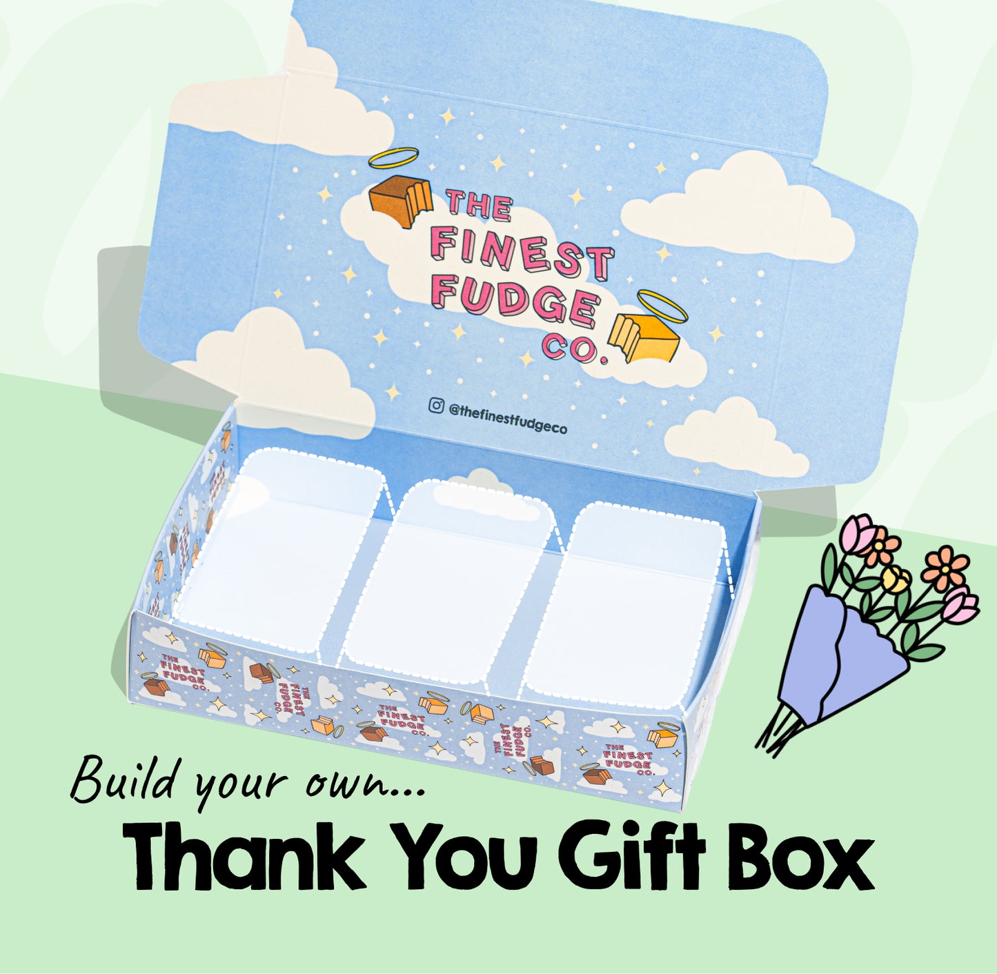 Build your own... Thank You Fudge Gift Box