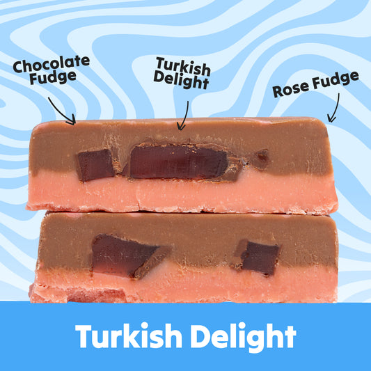 Turkish Delight Fudge