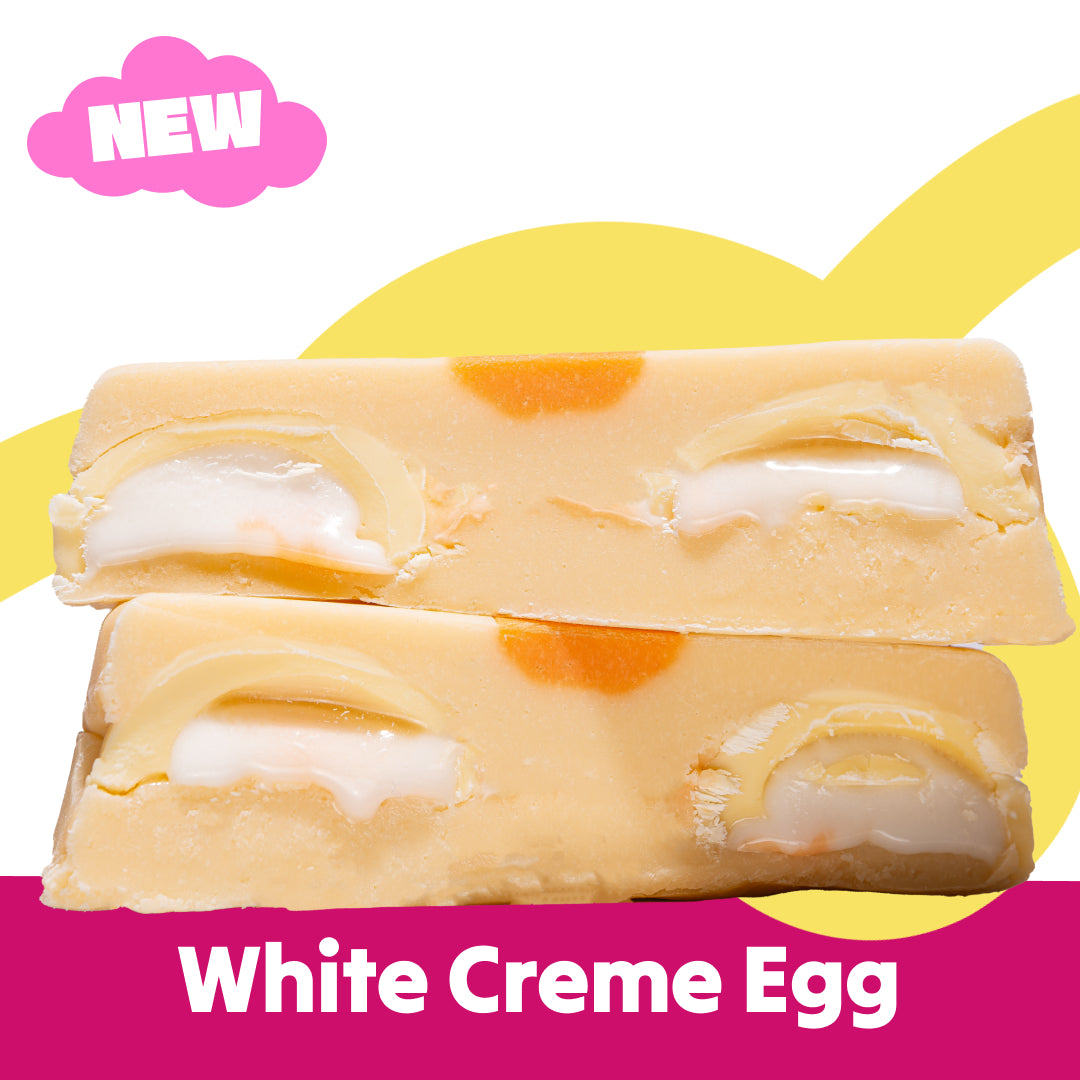 White Creme Egg Fudge