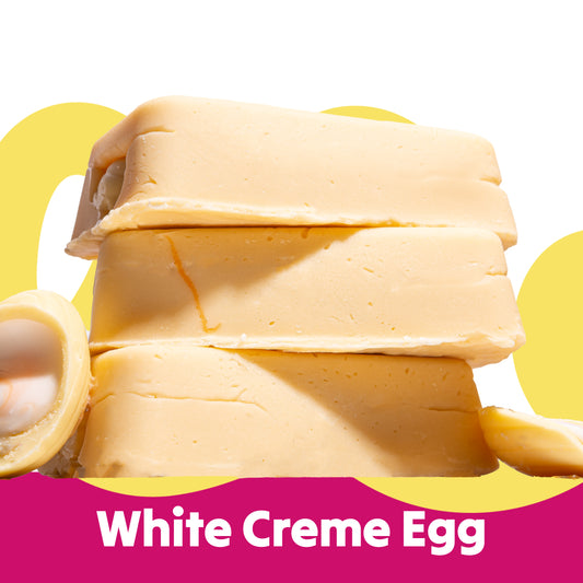 White Creme Egg Fudge