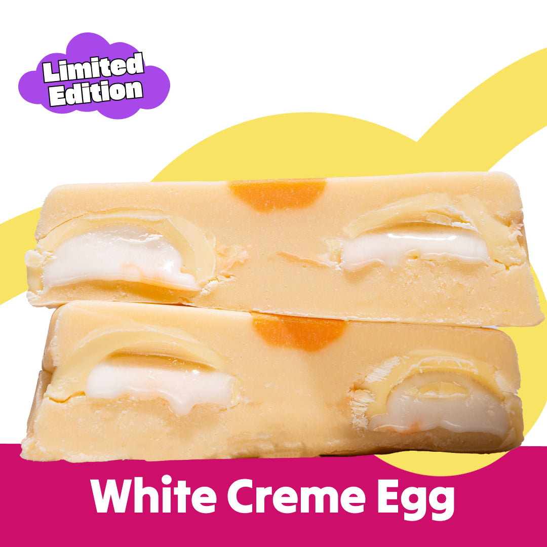 White Creme Egg Fudge