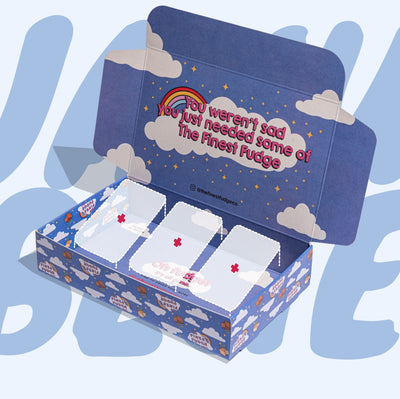 January Blues Box Design