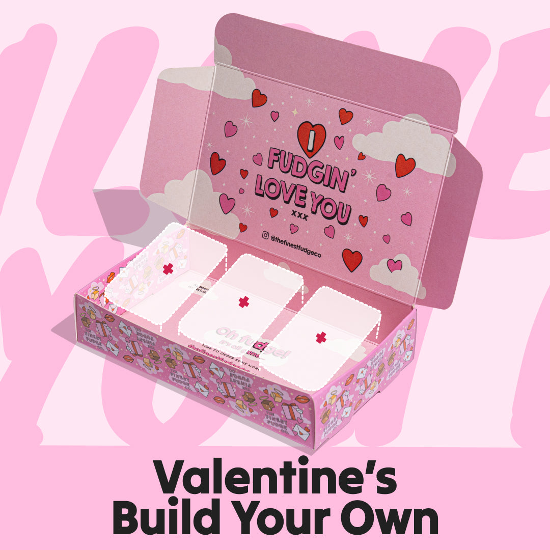 Build your own... Valentine's Fudge Gift Box